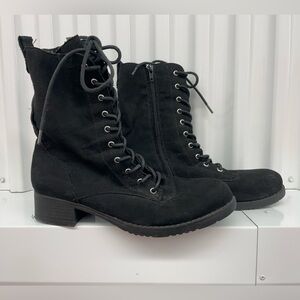 Rouge Black Boots Size 10